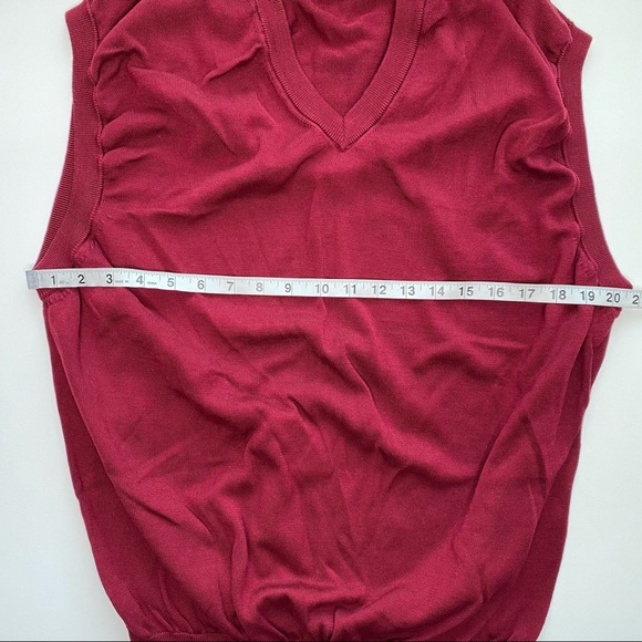 DUCK & HYDE Red Sweater Vest Size XXL - Picture 5 of 7